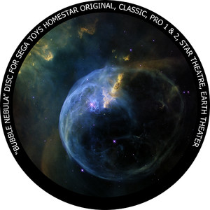 Redmark Dia für das Sega Homestar Planetarium Bubble Nebula
