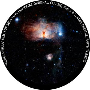 Redmark Dia für das Sega Homestar Planetarium Flammennebel