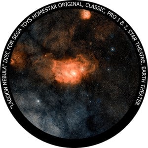 Redmark Dia für das Sega Homestar Planetarium Lagunennebel