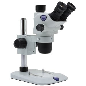 Optika Zoom-Stereomikroskop SZO-2, trino, 6.7-45x, Säulenstativ, ohne Beleuchtung