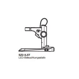 Evident Olympus Zahnstangen-Stativ SZ2-ILST-8, Durch-, Auflichtstativ, LED