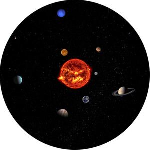 Redmark Dia für Bresser- und NG-Planetarium Sonnensystem
