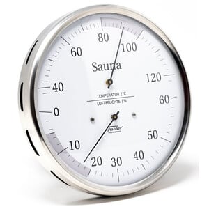 Fischer Wetterstation Sauna-Thermohygrometer 130 mm