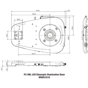 Nikon Säulenstativ P2-DBL LED Plain Base for transmitted light