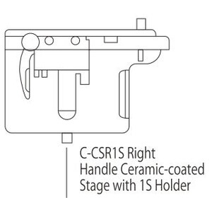 Nikon C-CSR1S Right Handle Ceramic Stage with 1S Holder