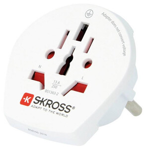 Skross Netzteil Reiseadapter World to Europe