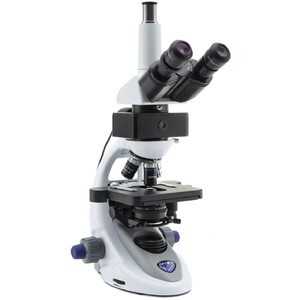 Optika Mikroskop B-293LD1.50, LED-FLUO, N-PLAN IOS, W-PLAN 500x, blue filterset, trino