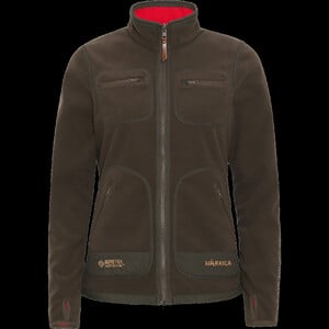 Härkila Kamko Fleecejacke Women, Brown/Red Gr. S