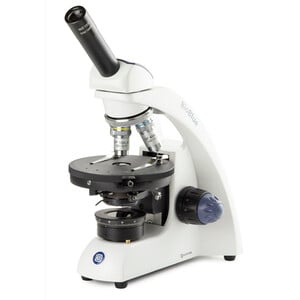 Euromex Mikroskop BioBlue, BB.4240-P-DLED, mono, pol, DIN, semiplan, 40x-600x, 10x/18, LED, 1W , akku