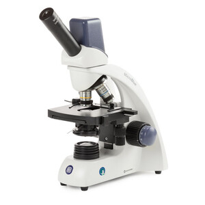 Euromex Mikroskop MB.1655-5, mono, DIN 160, achro, 40x-600x, 10x/18, Dl, digital, Akku, LED, 1W
