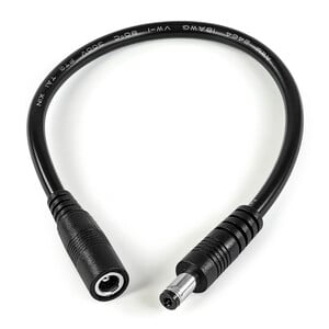 Omegon Kabel Adapter 5,5-2,5 (weiblich, pin) - 5,5-2,1 (männlich)