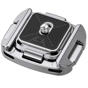 Leofoto Schnellkupplung QF-01+QP-38 silber