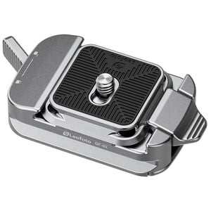 Leofoto Schnellkupplung QF-02+QP-38 silver