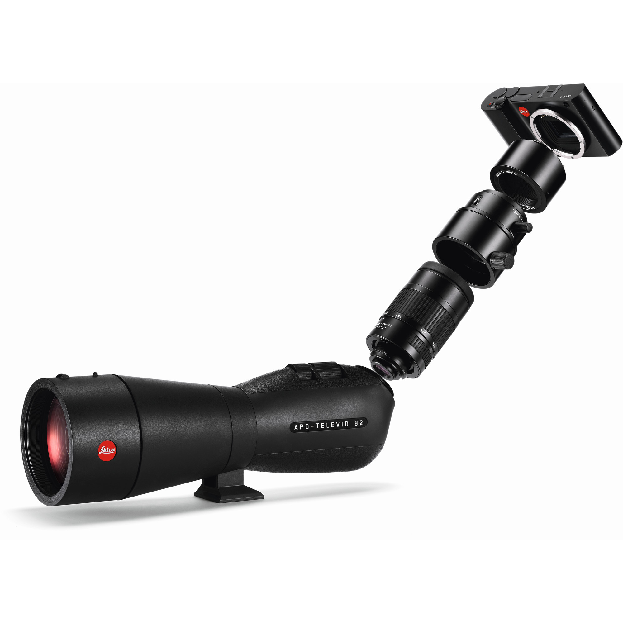 Leica Spektiv Digiscoping-Kit: APO-Televid 82 + 25-50x WW + T-Body ...