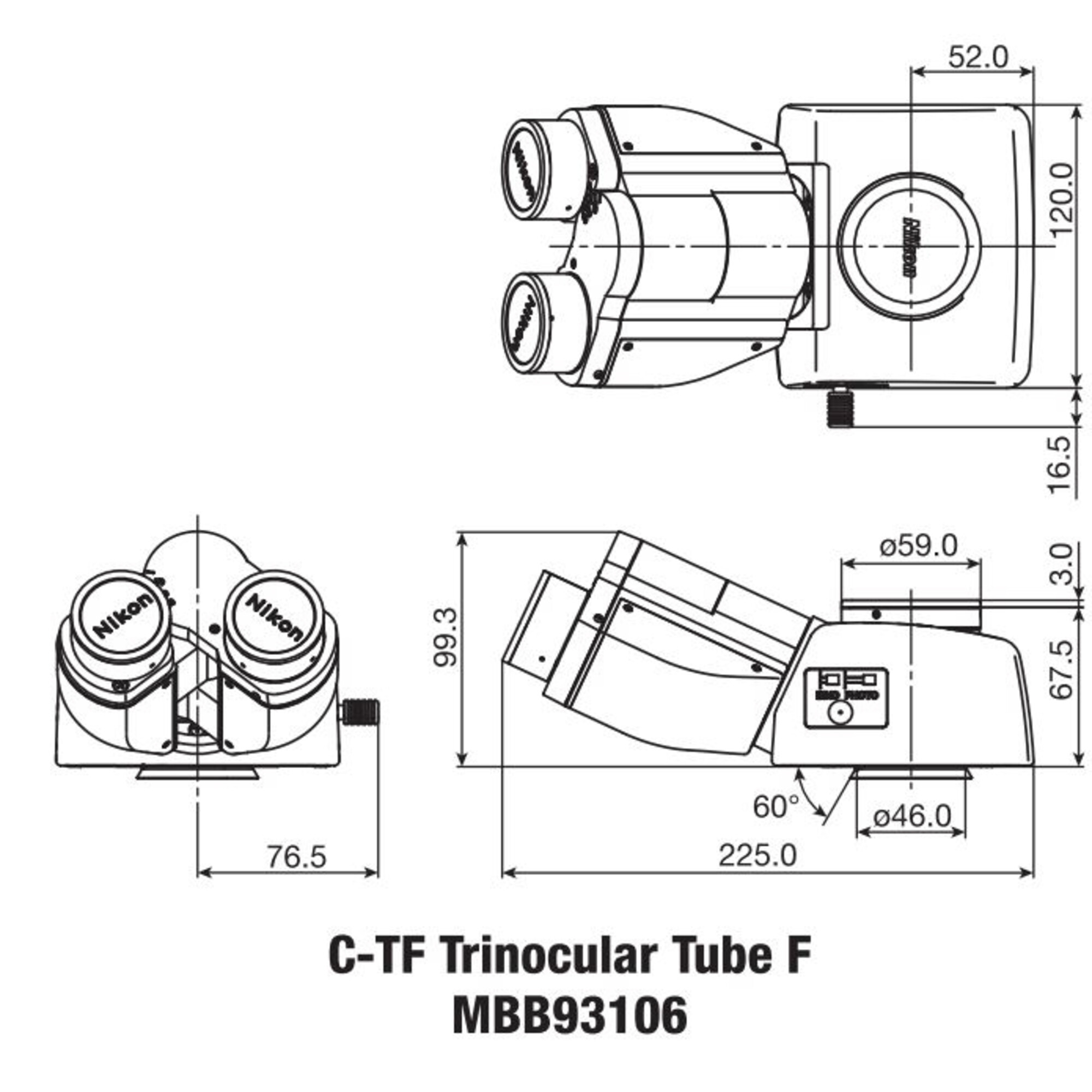 Nikon CTF Trinocular Tube F