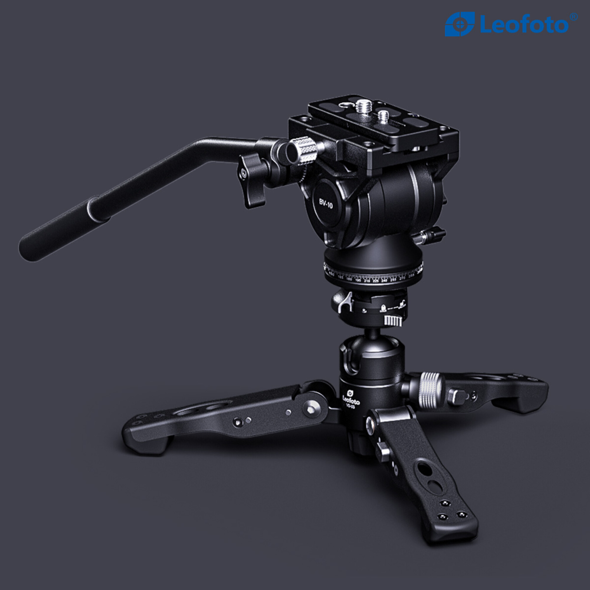 Leofoto Stativfuß Universal Monopod Tripod Base VD03