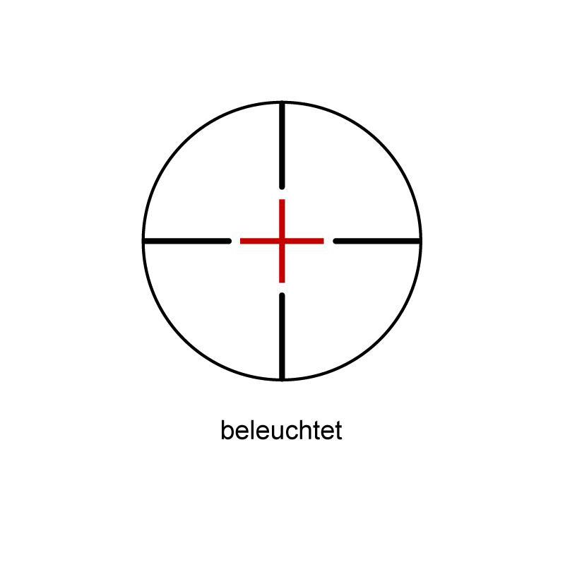 Tasco Zielfernrohr World Class 3-9x40, Leuchtkreuz