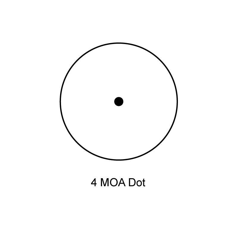 Simmons Zielfernrohr ShotDot 30mm, 4 M.O.A Punkt Absehen