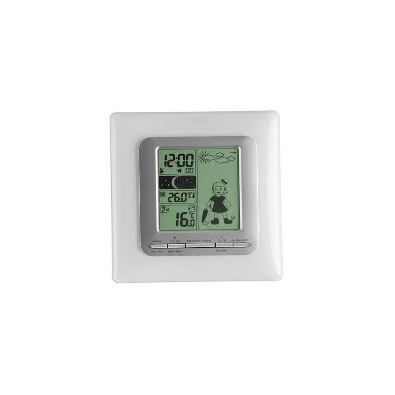 TFA Funk Wetterstation Weather Kitty, weiß