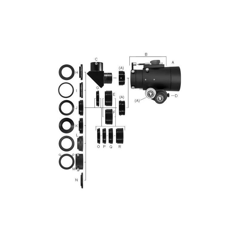 TeleVue Verlängerungshülse Imaging System 6,4 mm Verlängerung