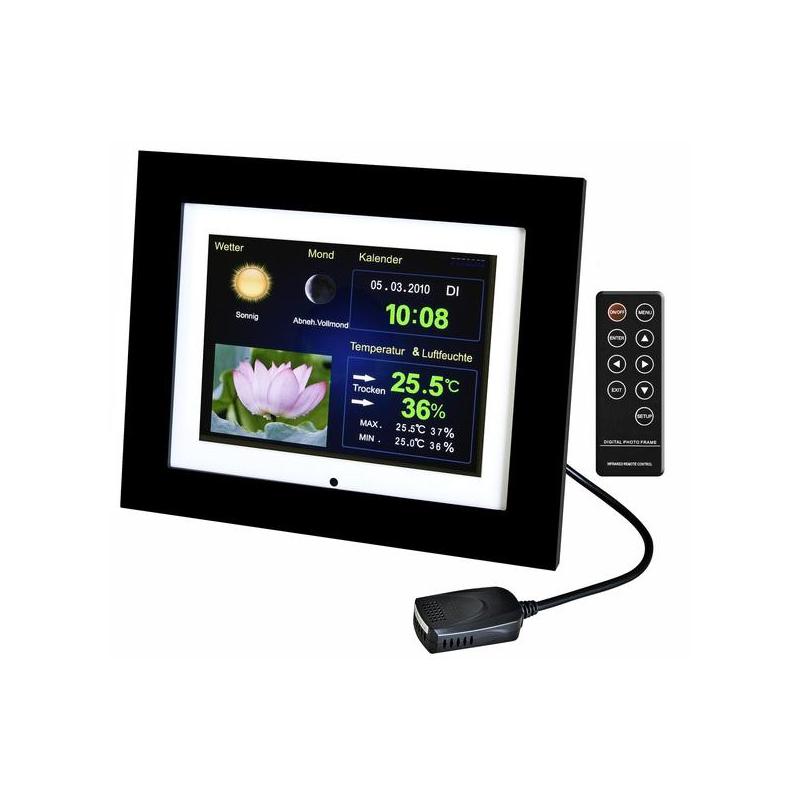 Meade Wetterstation mit digitalem Bilderrahmen