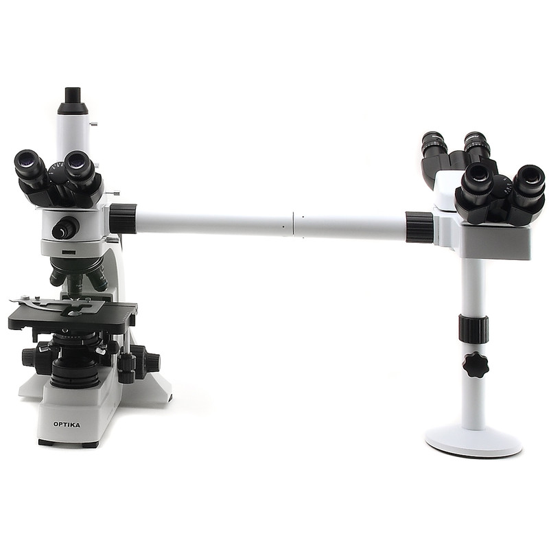 Optika B-500Ti-3, Diskussionsmikroskop, 3 Köpfe, trinokular, 1000x, LED
