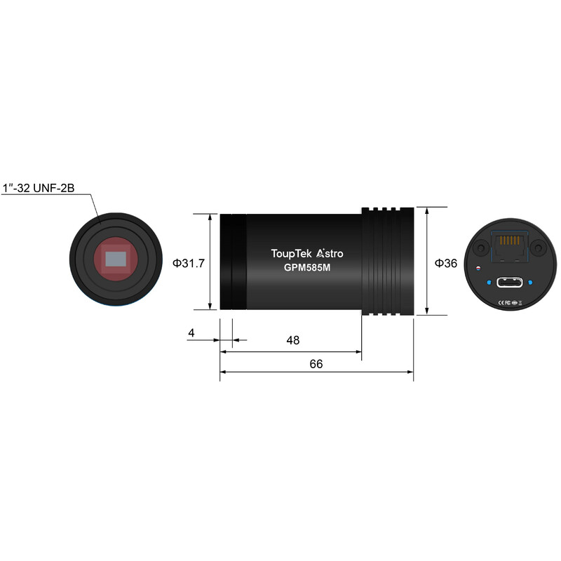 ToupTek Astro Kamera GPM585M