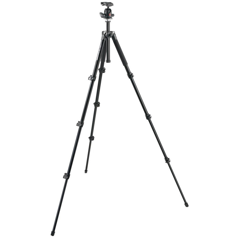 Manfrotto Aluminium-Dreibeinstativ MK294A4-A0RC2 Stativset mit Kugelkopf