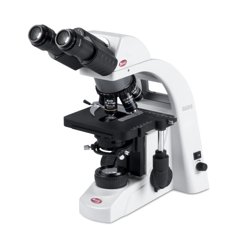 Motic Mikroskop BA310E, bino, infinity, EC- plan, achro, 40x - 400x, Hal