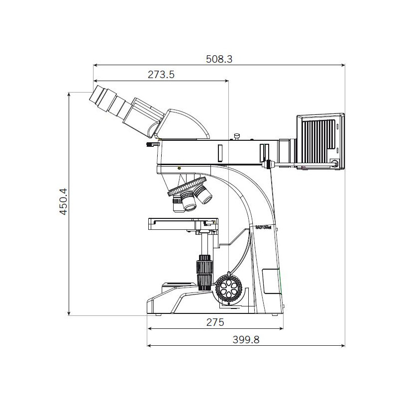 Motic Mikroskop BA310 MET, binokular