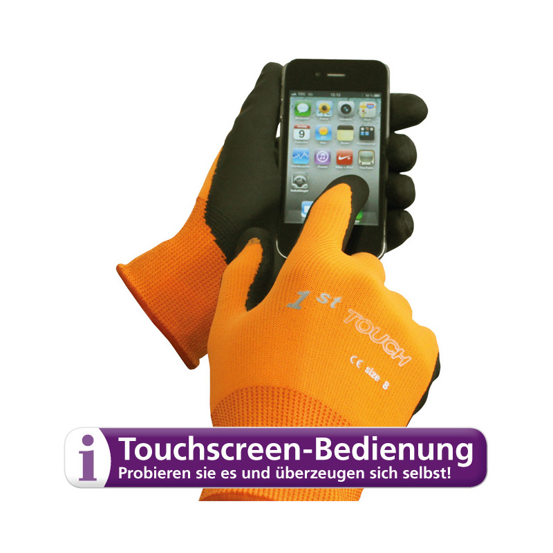 1st Touch Handschuh für Touchscreens, Größe 9