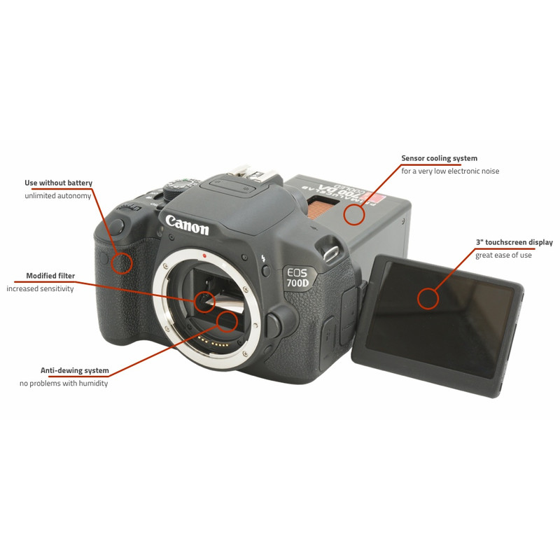 Canon Kamera DSLR EOS 700Da cooled