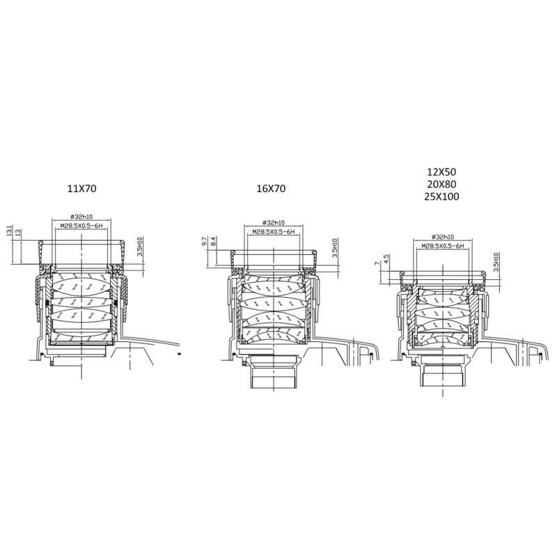 Omegon Fernglas Argus 16x70