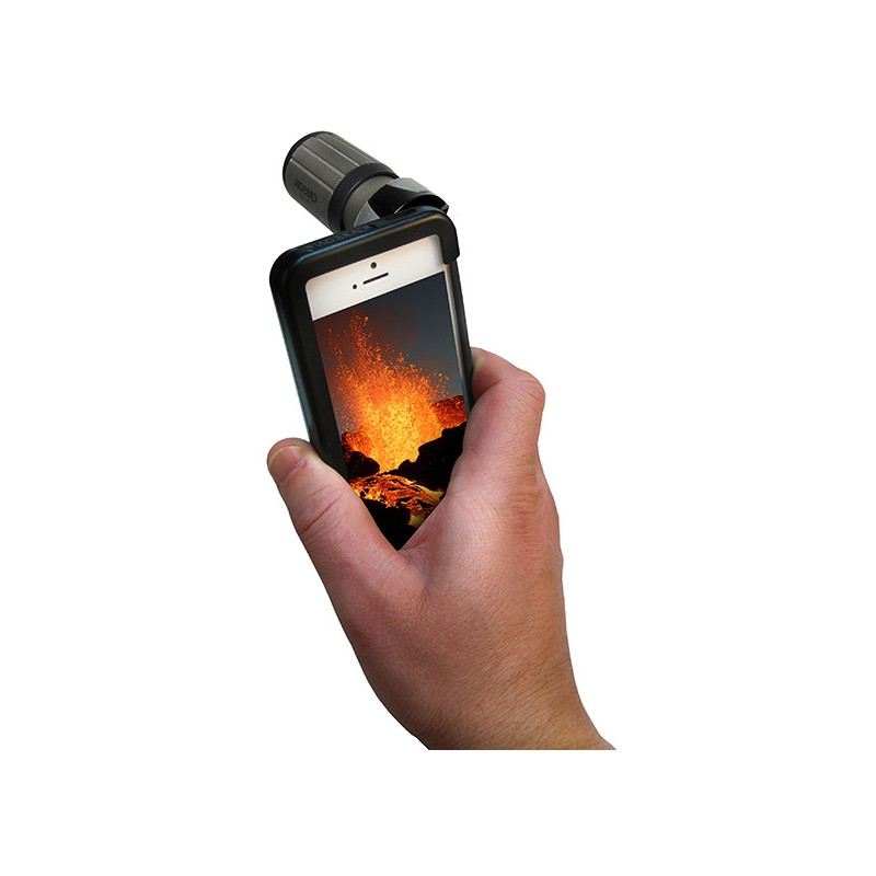 Carson Monokular HookUpz 7x18 Mono mit Smartphone-Adapter iPhone 5