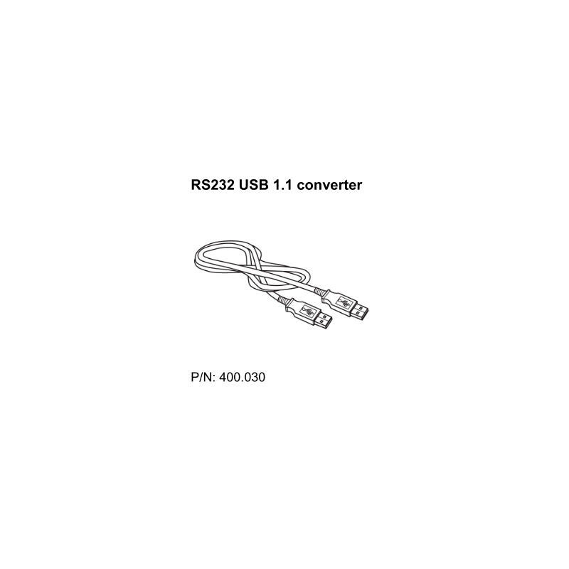 SCHOTT RS232 USB 1.1 Konverterkabel