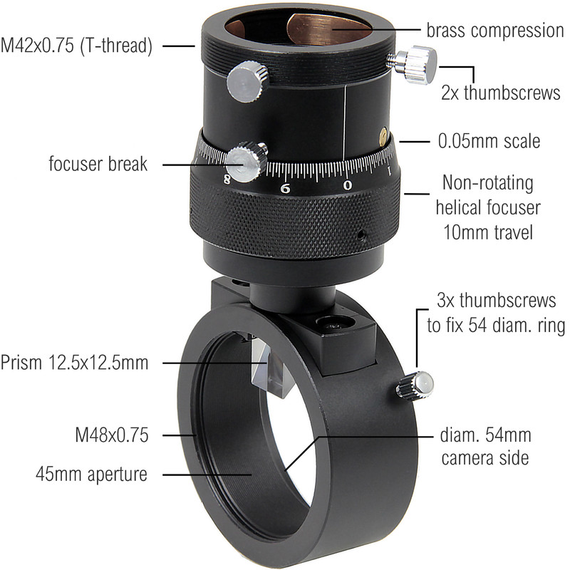 Omegon Off-Axis-Guider mit Microfokus