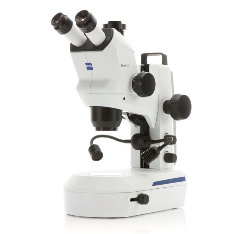 ZEISS Zoom-Stereomikroskop Stemi 508 LAB doc; trino; Greenough; w.d. 92mm; 10x/23; Zoom 8:1; 0.63x-5.0x; LED