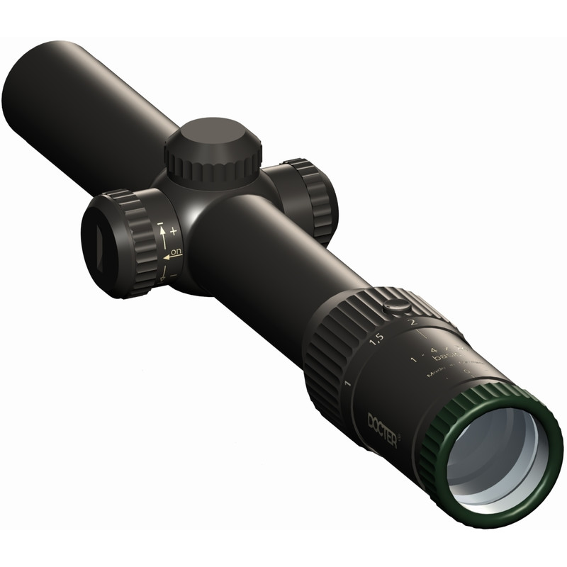 DOCTER Zielfernrohr Basic 1-4x24, Reticle: 0