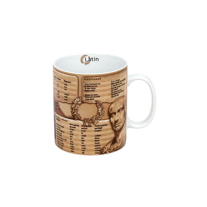 Könitz Tazza Della Conoscenza “Orto” – Boccale In Porcellana Colorata, 460 Ml – Prodotta In Germania, Lavabile In Lavastoviglie E Microonde