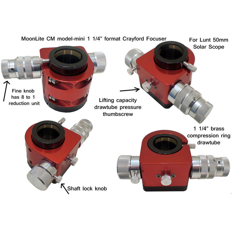 MoonLite Okularauszug CM Mini Lunt 50