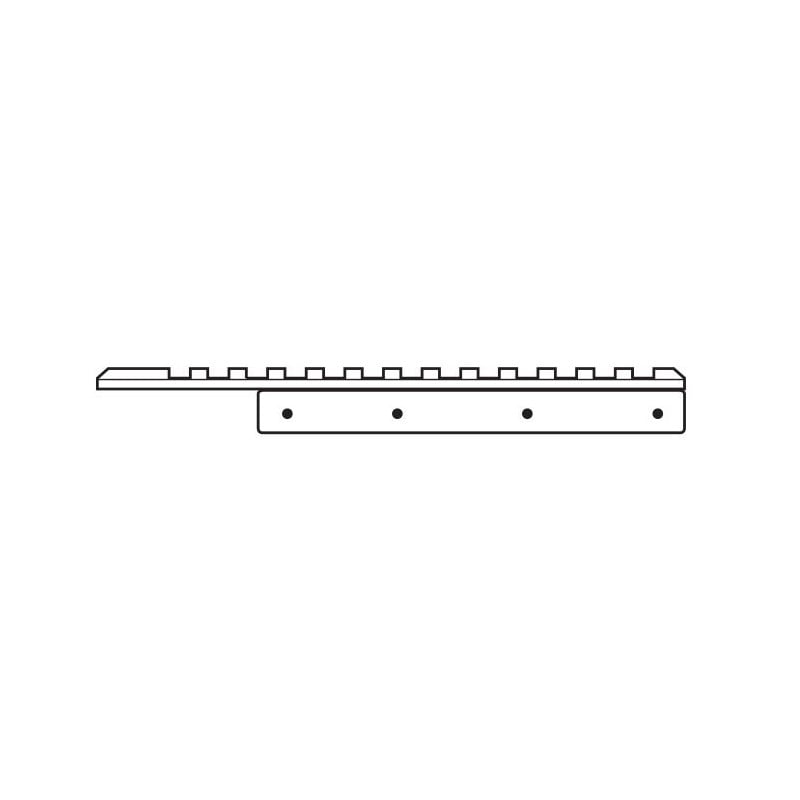 HAWKE Adapterschiene 11mm - Weaver 1teilig