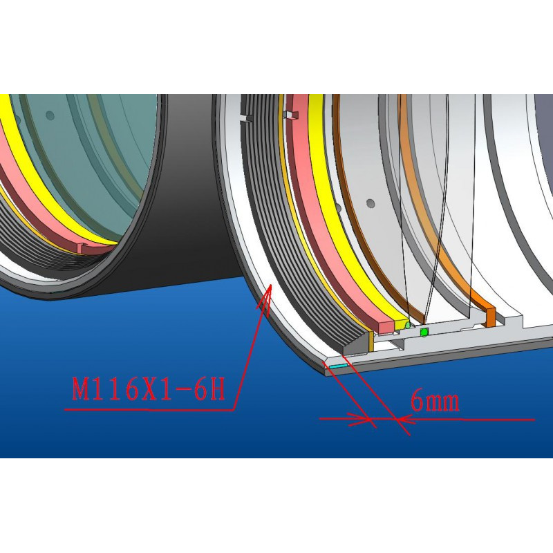 APM Fernglas 100 mm 45° Semi-Apo 1,25"