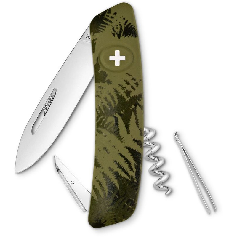 SWIZA Schweizer Taschenmesser C01 SILVA Camo Farn khaki