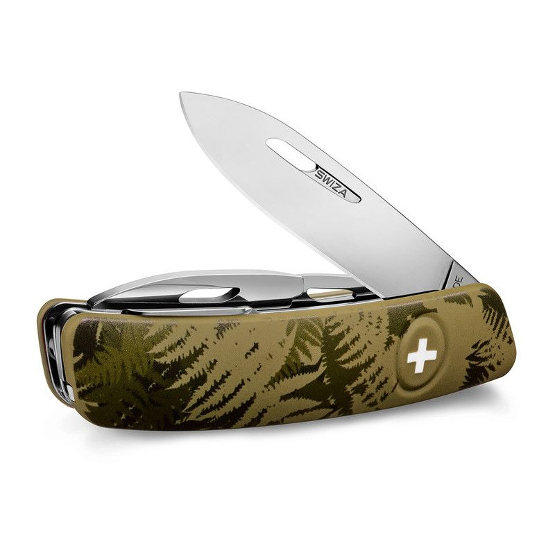 SWIZA Schweizer Taschenmesser C03 SILVA Camo Farn Khaki