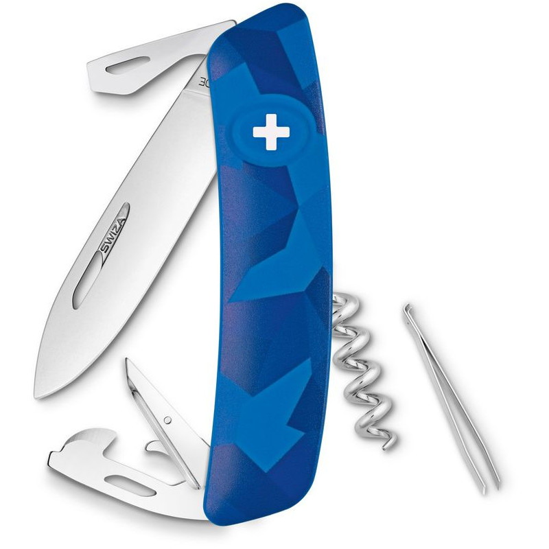 SWIZA Schweizer Taschenmesser C03 LIVOR Camo Urban Blue