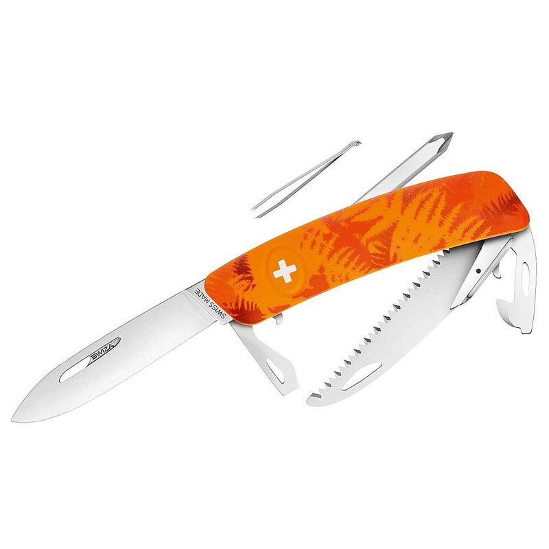 SWIZA Schweizer Taschenmesser C06 FILIX Camo Farn orange