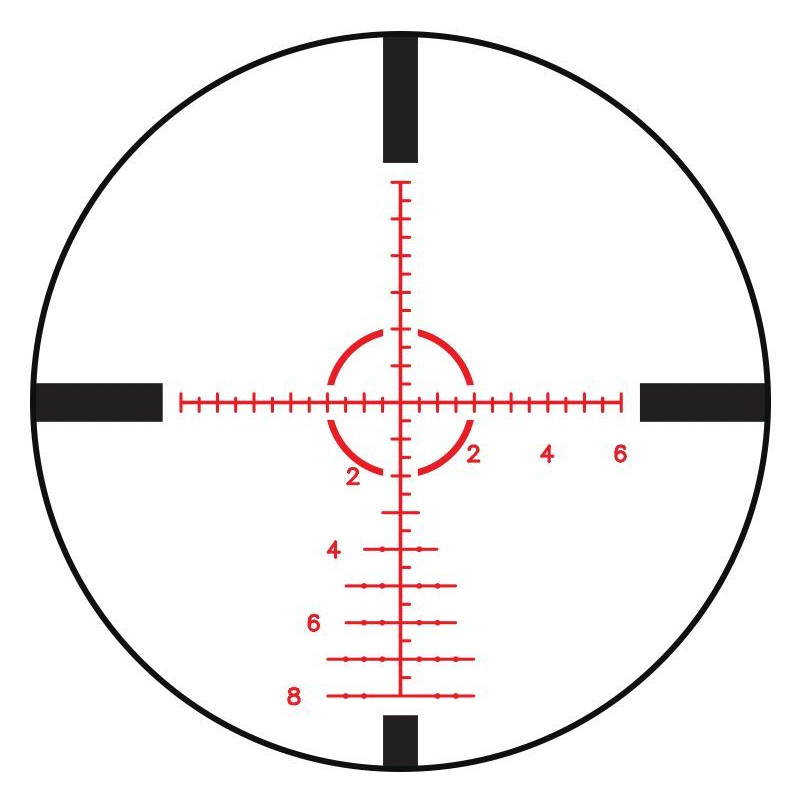 Bushnell Zielfernrohr Elite Tactical Hunter 4,5-18x44, G2H MIL illuminated