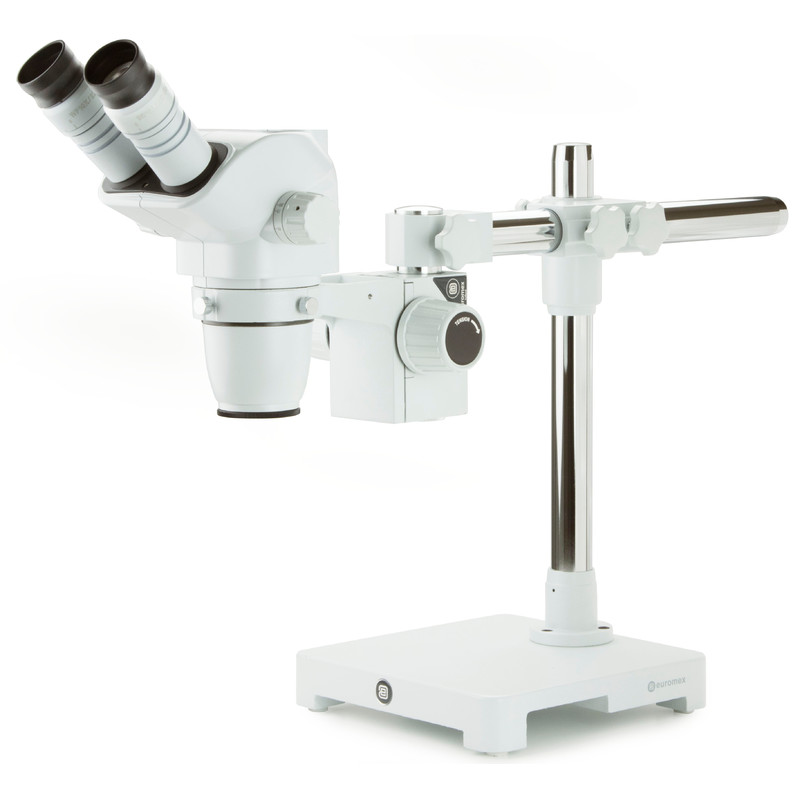 Euromex Zoom-Stereomikroskop NZ.1902-U-ESD, NexiusZoom ESD, 6.7x to 45x with universal one-arm stand; w.o. illumination, ESD, bino