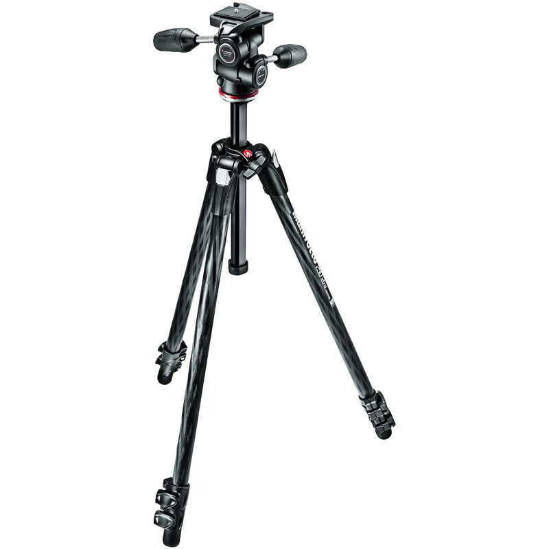 Manfrotto Carbon-Dreibeinstativ MK290XTC3-3W mit 3-Wegeneiger