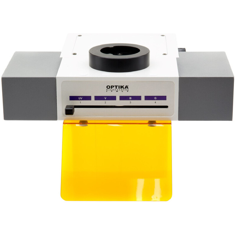 Optika M-1031M, 4-position LED Fluorescence attachment, without LED Fluorescence Filtersets